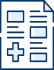 Drawn image of an text article with different sections
