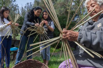  Native American weavers