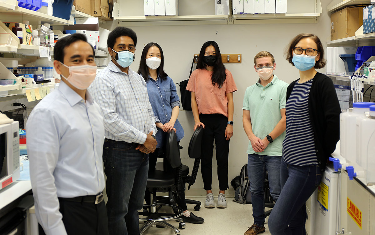 Dr. Takeda, Andre Kydd, Shin-Ai Lee, Clara Seo, Ben Hauk, and Sahsa Adamovich