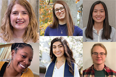 Kristyn Kamke, Gabrielle Zuckerman, Charmaine Chan, Phillip Hegeman, Zahra Ansari, and Nia Moses.
