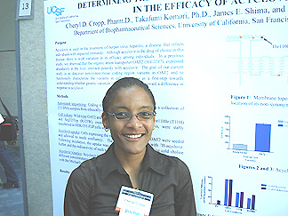 In 2007, Cheryl Cropp, Ph.D., visited the NIH campus in Bethesda, Md. to present her research poster