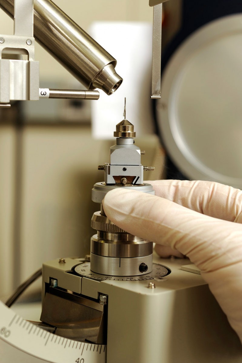 Dr. Kunkel’s team uses X-ray crystallography to determine the structures of DNA polymerases, the enzymes that replicate DNA.