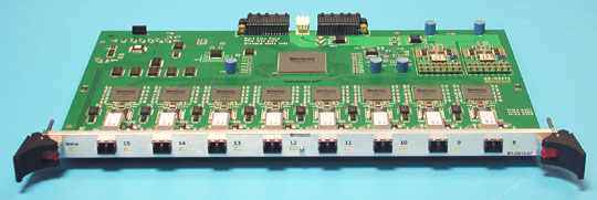 A Myrinet M3-SW16 line card.