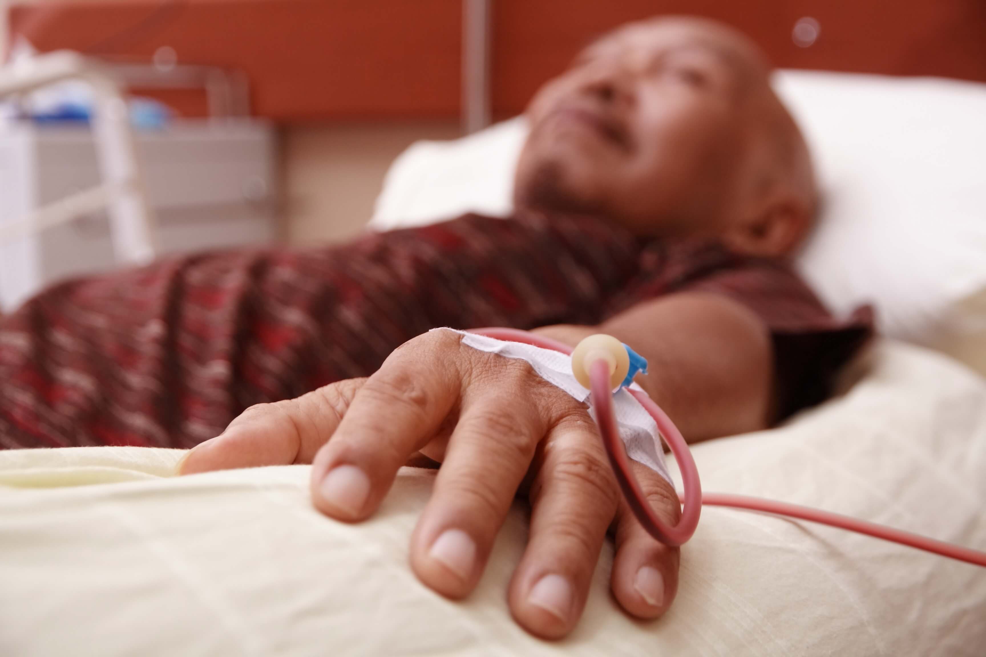 blood transfusion old man