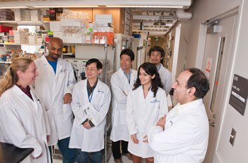 Dr. Swaroop and his laboratory